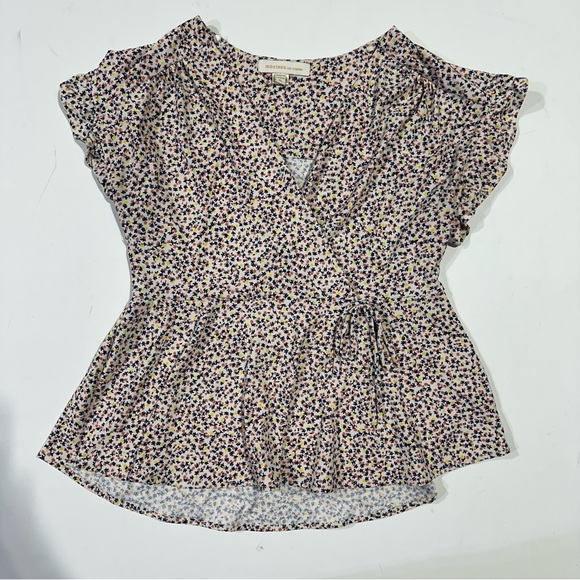 Monteau Multicolor Floral Blouse XL - Picture 1 of 3